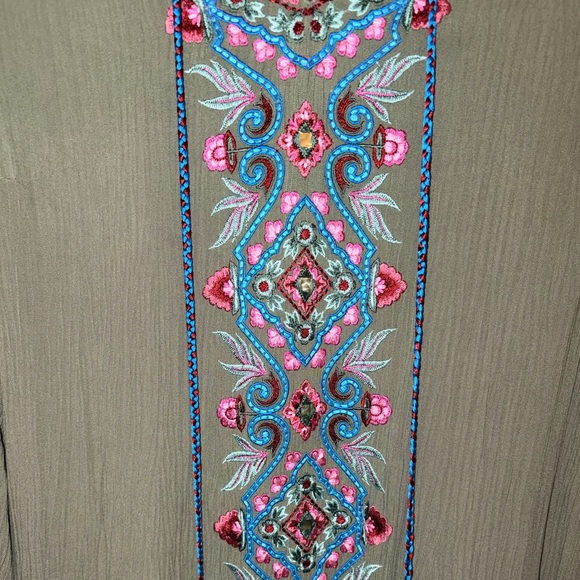 SOFT SURROUNDINGS SICILY GAUZE DRESS NWT size S - Picture 4 of 6